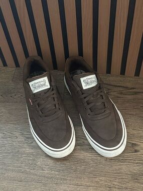 LEVI'S Men's Munro Faux-Leather Retro Low Top Sneakers